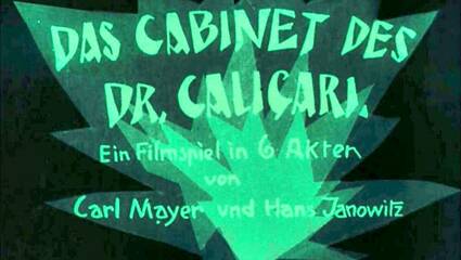 Das Cabinet des Dr. Caligari, Titel von Walter Röhrig - restored version (Februar 2014), gemeinfrei, wikimedia commons