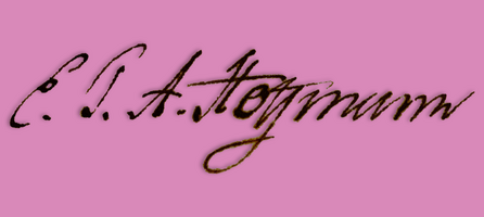 E.T.A. Hoffmanns Unterschrift